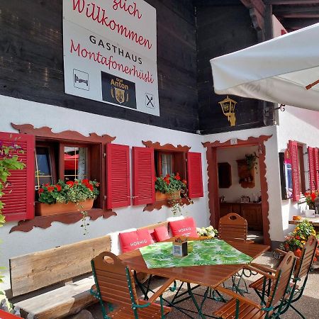 Gasthaus Montafonerhüsli Sankt Gallenkirch Exterior foto