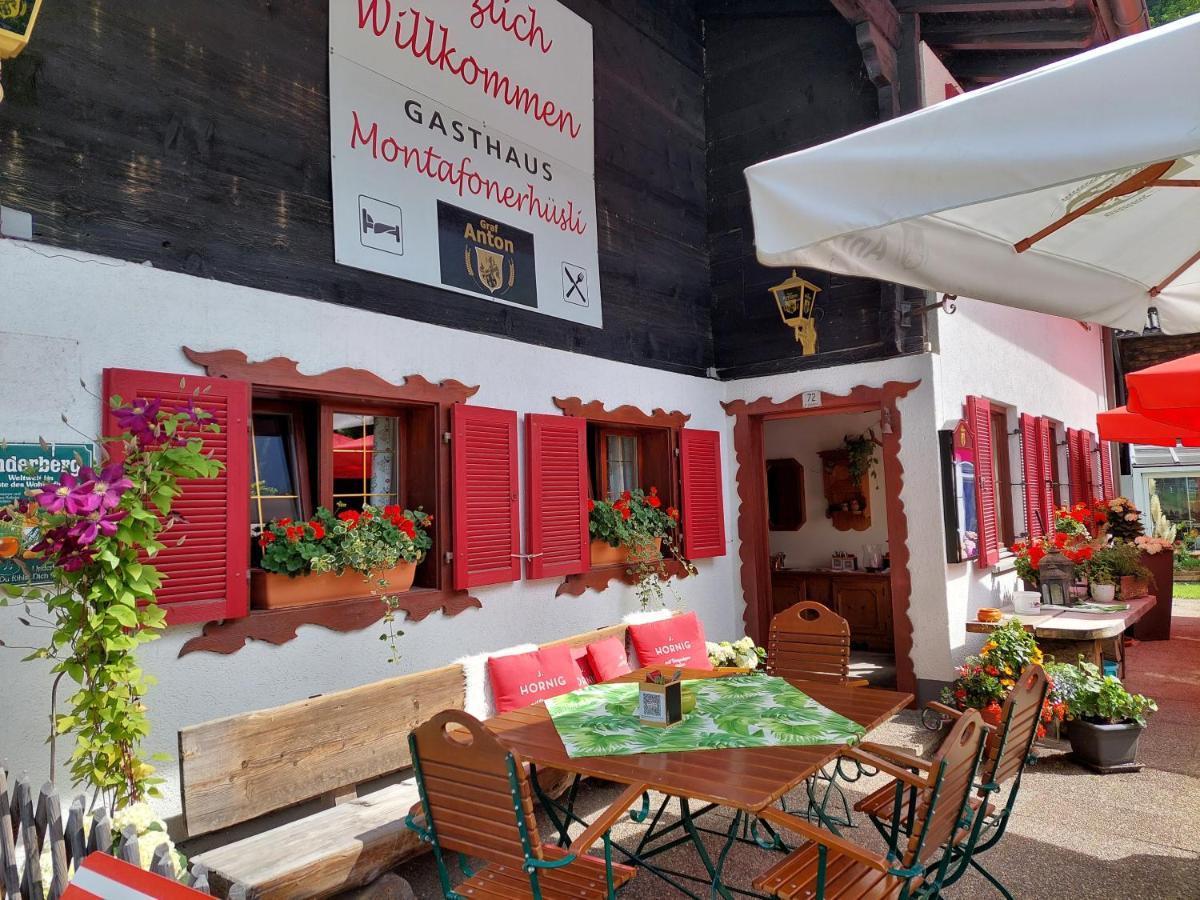 Gasthaus Montafonerhüsli Sankt Gallenkirch Exterior foto