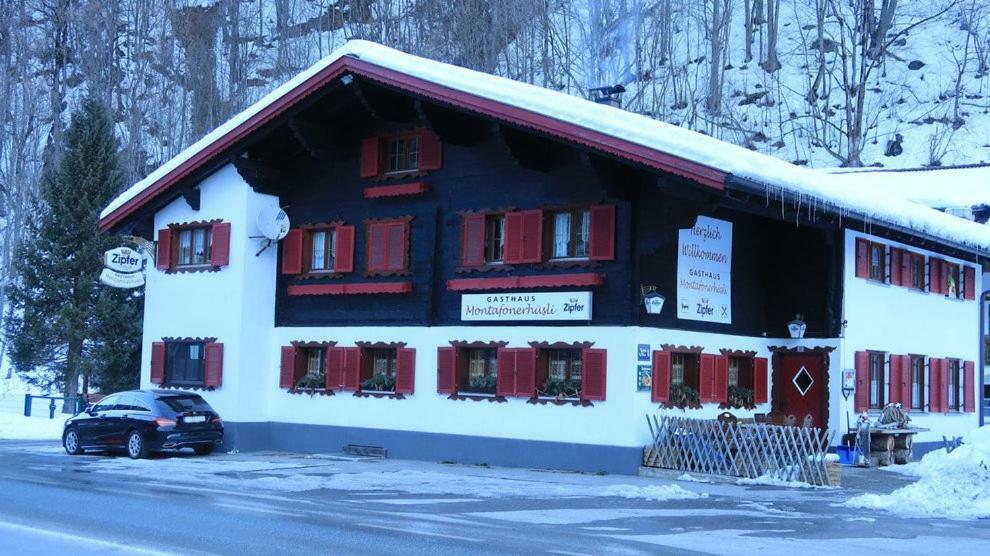 Gasthaus Montafonerhüsli Sankt Gallenkirch Exterior foto